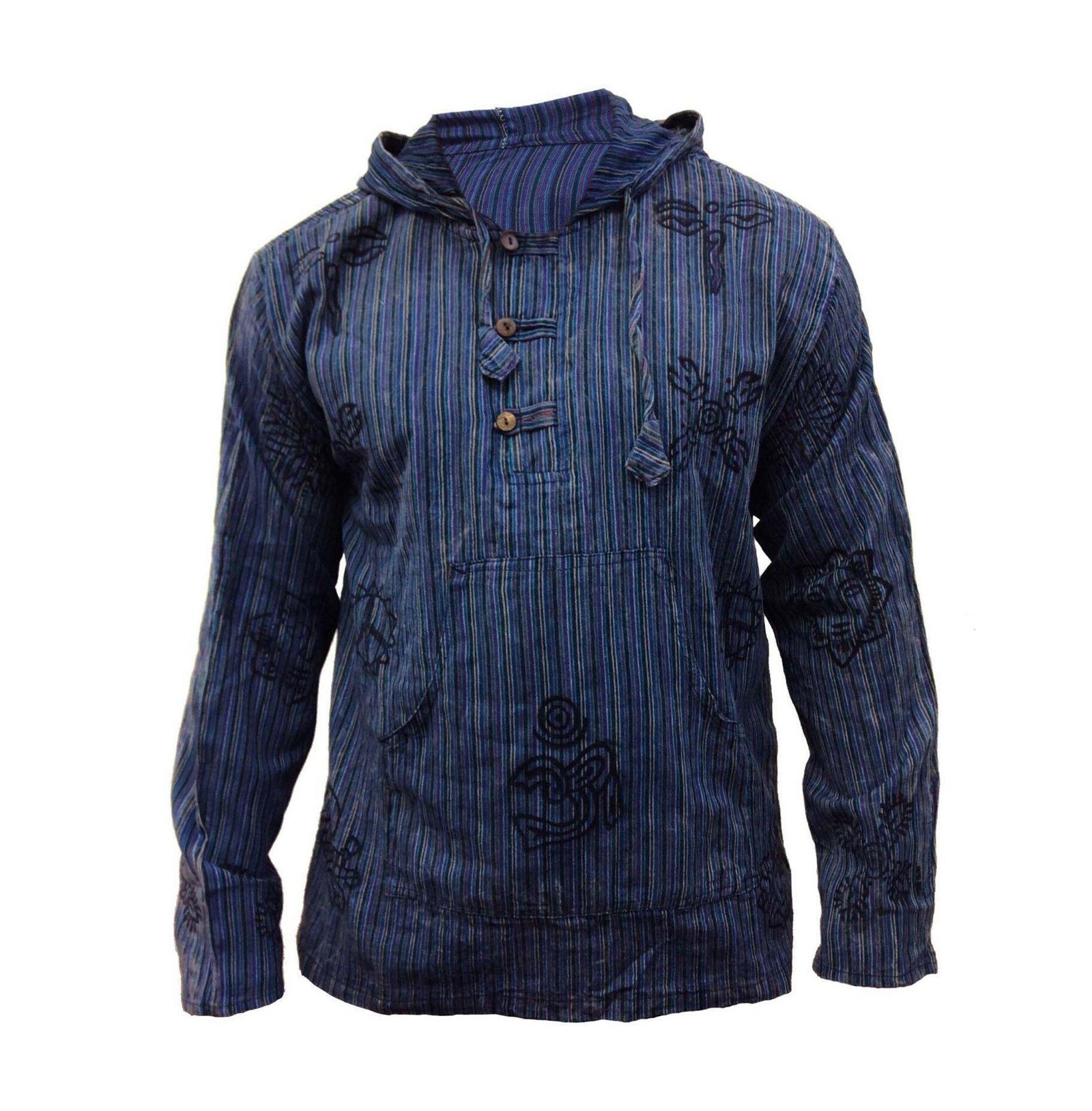 symbol-printed-striped-hoodie-shirts-for-men